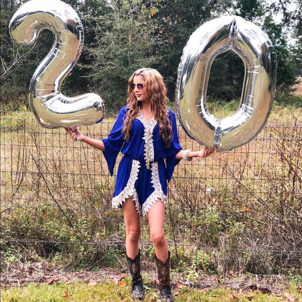 Blue romper